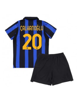 Otroški Nogometna dresi replika Inter Milan Hakan Calhanoglu #20 Domači 2026-27 Kratek rokav (+ hlače)